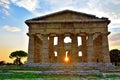 The ancient ruins Paestum Italy Royalty Free Stock Photo